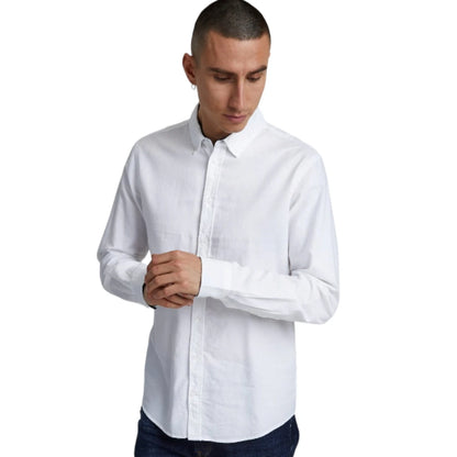 Camicia BLEND Cotone Bianco