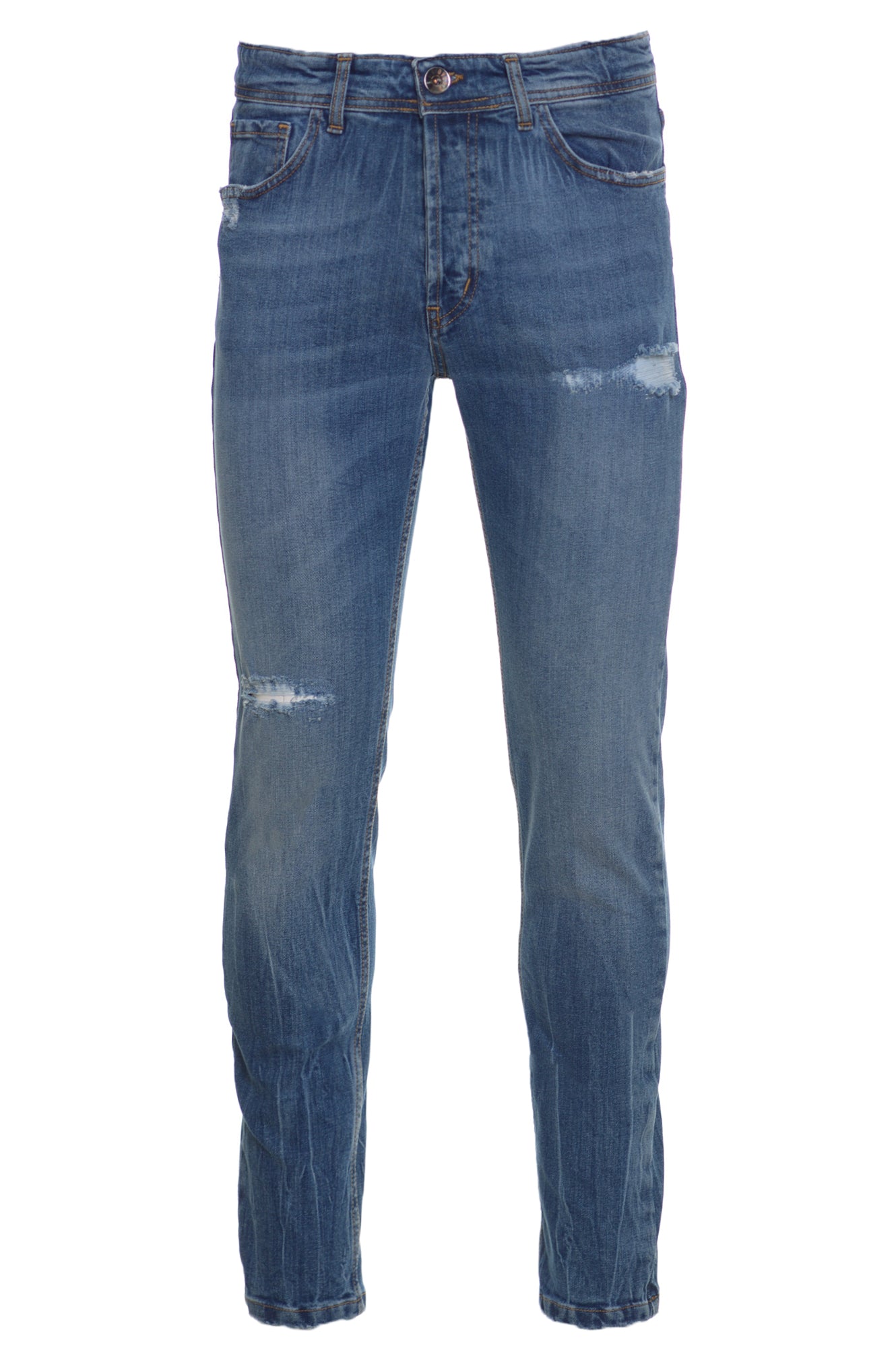 Jeans Over/D Cotone Blu