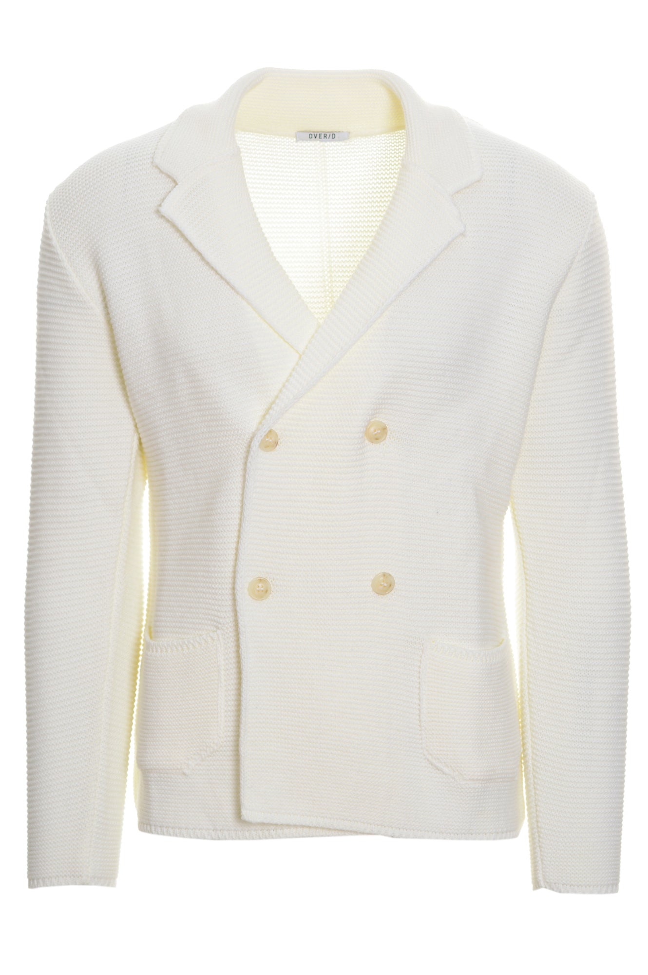 Cardigan Over/D Bianco