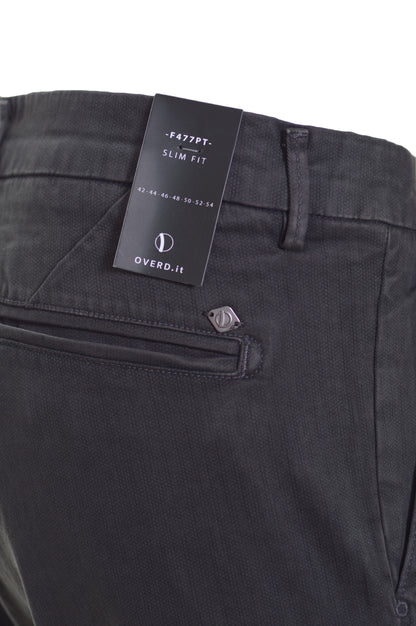 Pantaloni Over/D Cotone Grigio