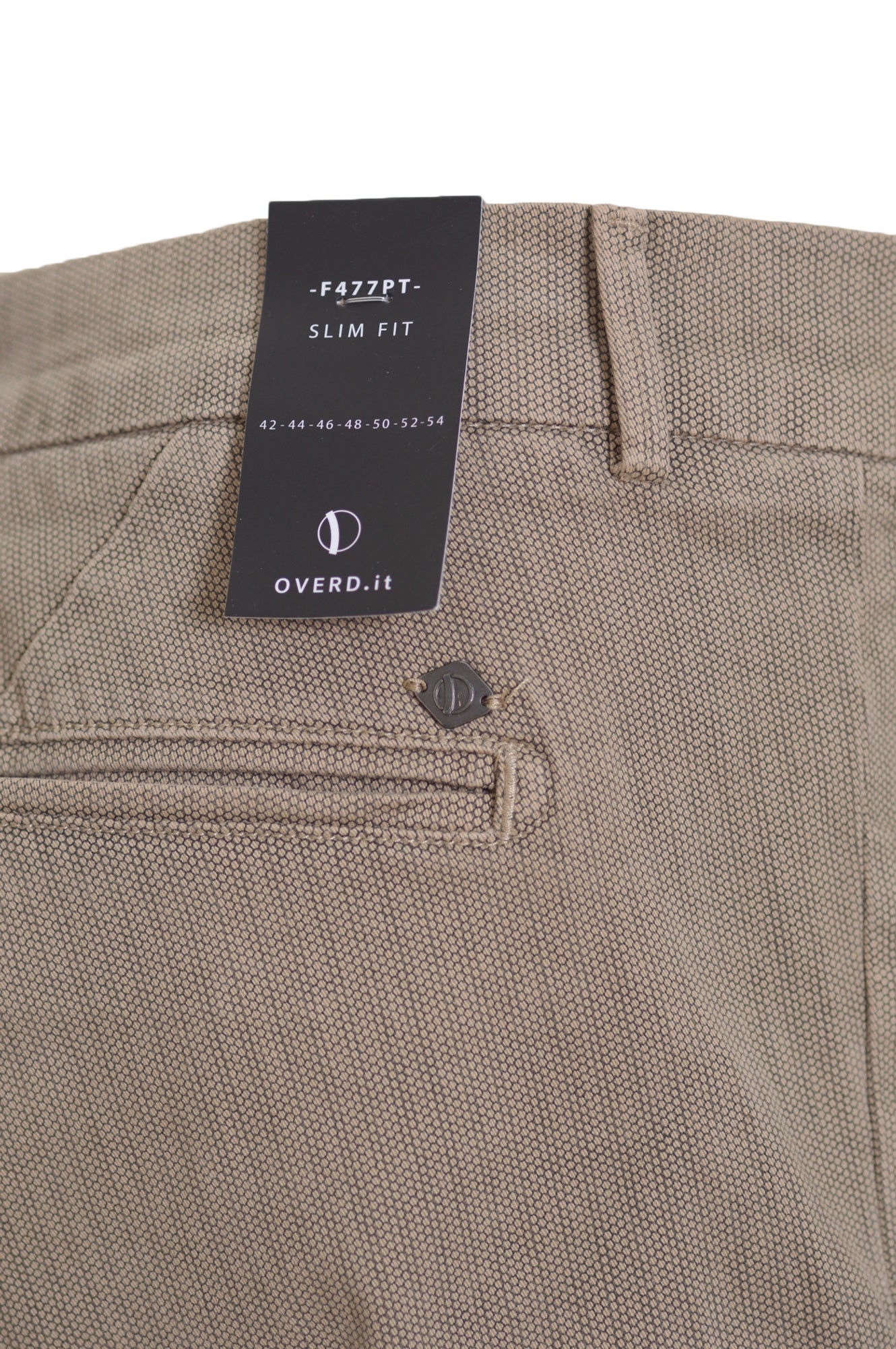 Pantaloni Over/D Cotone Beige